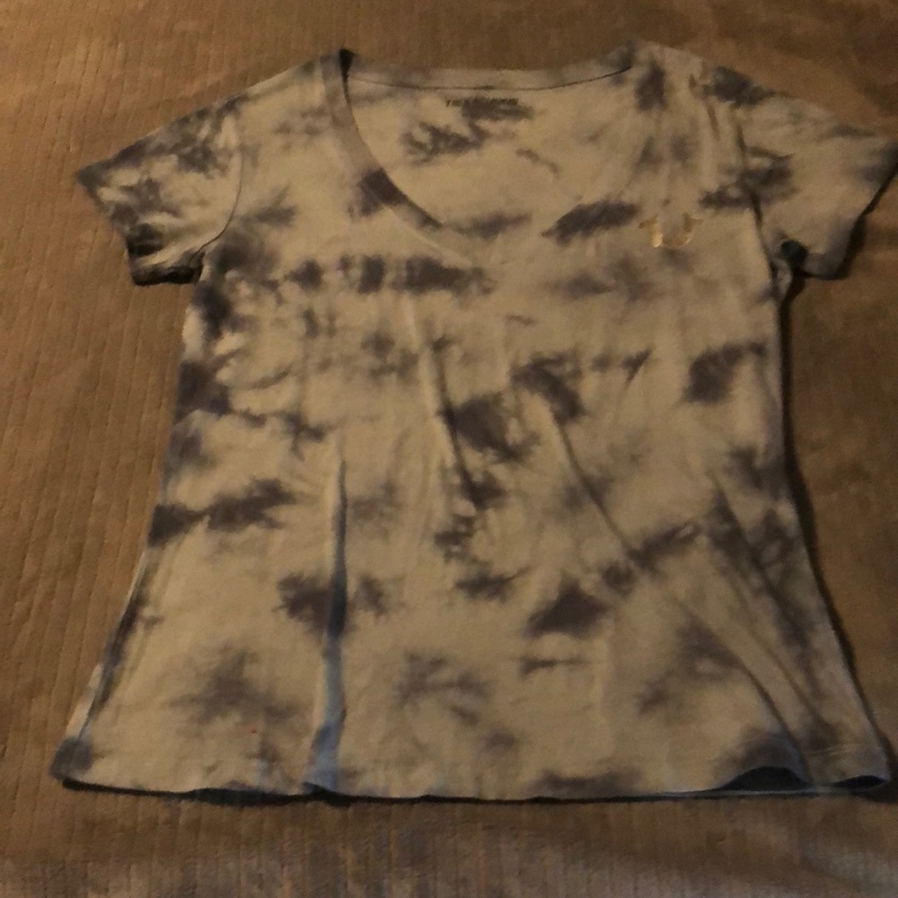 True Religion V Neck Tee